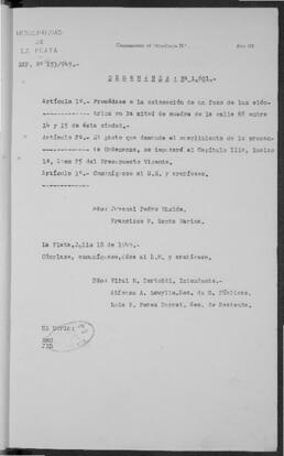 Ordenanza n° 1601 de 1949