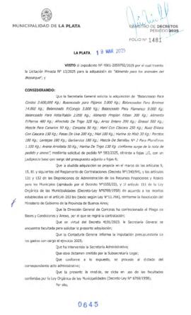 Decreto nº 645 de 2025, ALAK, Julio Cesar