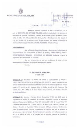 Decreto nº 488 de 2021, GARRO, Julio cesar