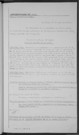 Ordenanza n° 3536 de 1967