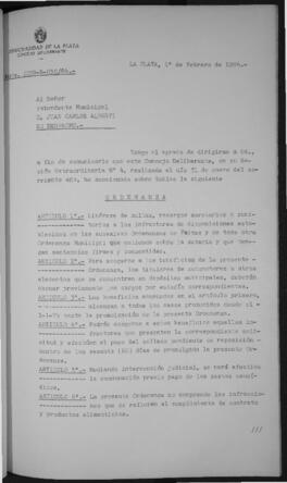 Ordenanza nº 5548 de 1984