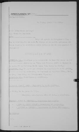 Ordenanza n° 1495 de 1949