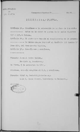 Ordenanza n° 1686 de 1949