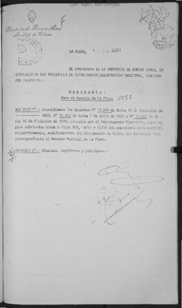 Ordenanza n° 5078 de 1981
