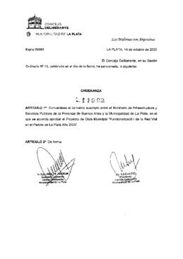Ordenanza nº 11992 de 2020