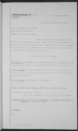 Ordenanza n° 1317 de 1949