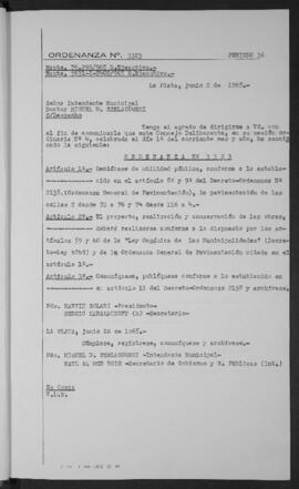 Ordenanza n° 3323 de 1965