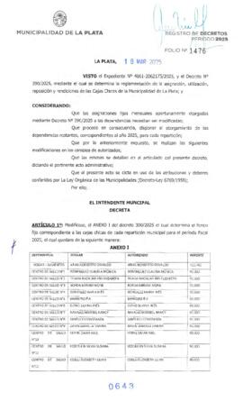 Decreto nº 643 de 2025, ALAK, Julio Cesar