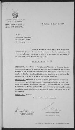 Ordenanza n° 7152 de 1988