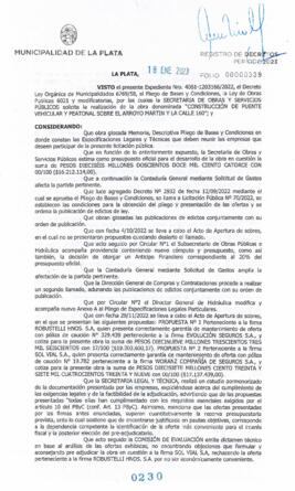 Decreto nº 230 de 2023, GARRO, Julio cesar