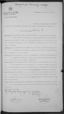 Ordenanza n° 7718 de 1991