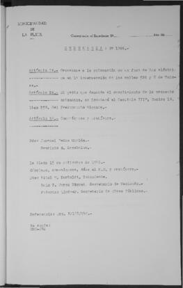 Ordenanza n° 1706 de 1949