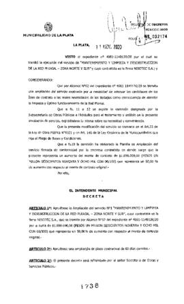 Decreto nº 1738 de 2020, GARRO, Julio cesar