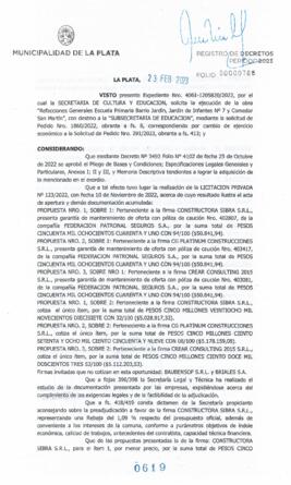 Decreto nº 619 de 2023, GARRO, Julio cesar