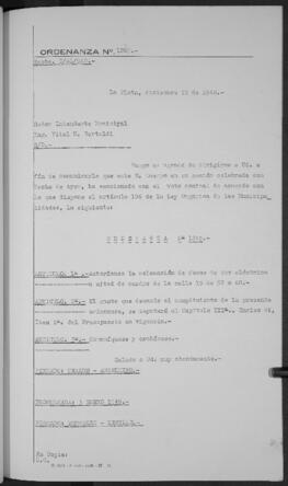 Ordenanza n° 1265 de 1948