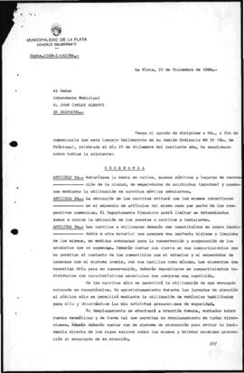 Ordenanza n° 5798 de 1984