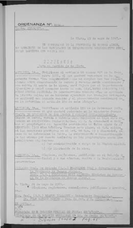 Ordenanza n° 3534 de 1967