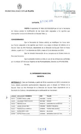 Decreto nº 284 de 2025, ALAK, Julio Cesar