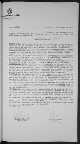 Ordenanza n° 8164 de 1993