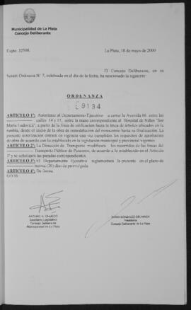 Ordenanza n° 9134 de 2000