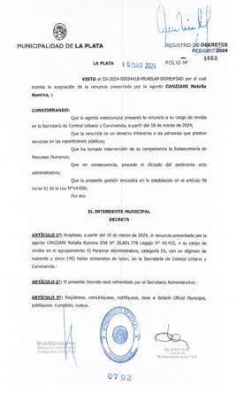 Decreto nº 792 de 2024, ALAK, Julio Cesar