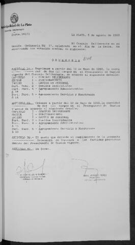 Ordenanza n° 8168 de 1993
