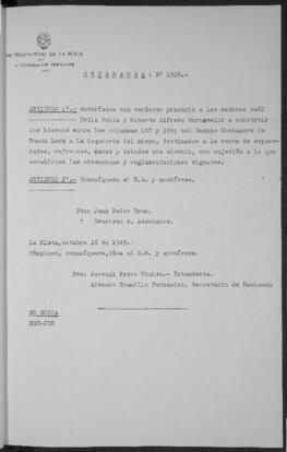 Ordenanza n° 1926 de 1949