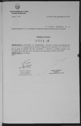 Ordenanza n° 9201 de 2000