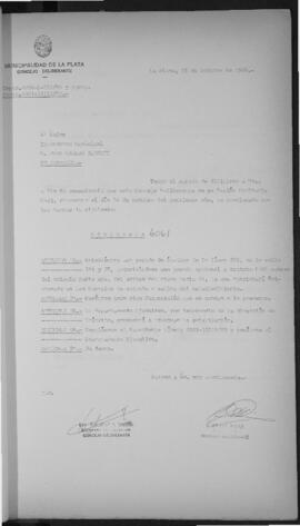 Ordenanza n° 6061 de 1985