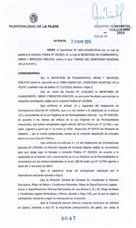 Decreto nº 947 de 2024, ALAK, Julio Cesar