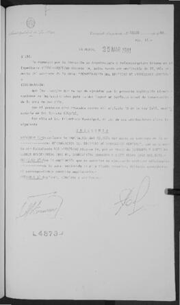 Ordenanza n° 4873 de 1981