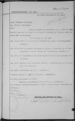 Ordenanza n° 1025 de 1948