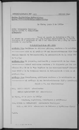 Ordenanza n° 3333 de 1965