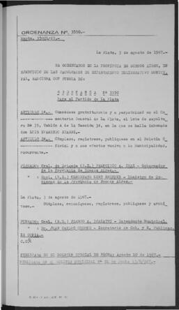 Ordenanza n° 3550 de 1967