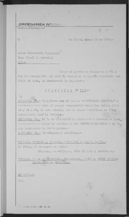 Ordenanza n° 1336 de 1949