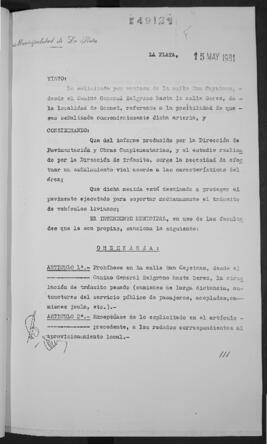 Ordenanza n° 4912 de 1981