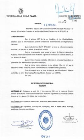 Decreto nº 736 de 2024, ALAK, Julio Cesar