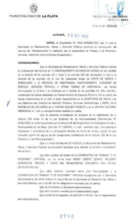 Decreto nº 2716 de 2024, ALAK, Julio Cesar
