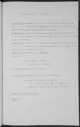 Ordenanza n° 1742 de 1949