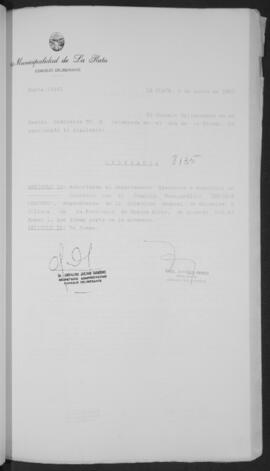 Ordenanza n° 8135 de 1993
