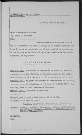 Ordenanza n° 1429 de 1949
