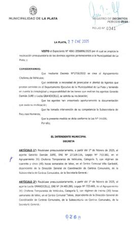 Decreto nº 268 de 2025, ALAK, Julio Cesar