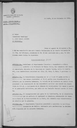 Ordenanza n° 6499 de 1986