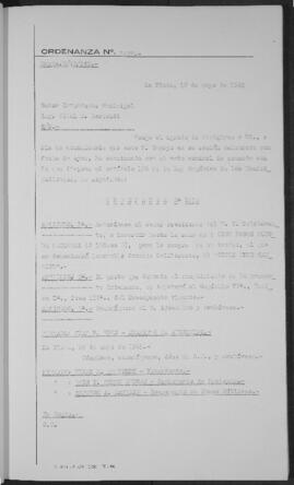 Ordenanza n° 1435 de 1949