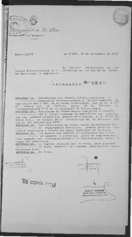 Ordenanza n° 8549 de 1995