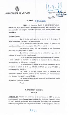 Decreto nº 931 de 2024, ALAK, Julio Cesar