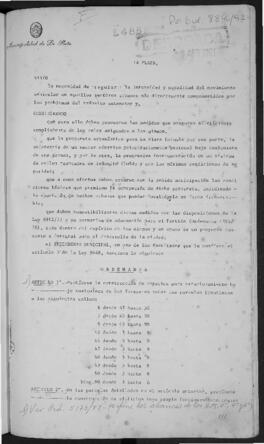 Ordenanza n° 4888 de 1981