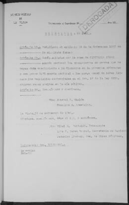 Ordenanza n° 1736 de 1949