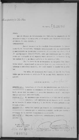 Ordenanza n° 5407 de 1983