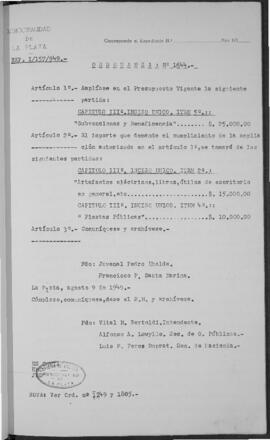 Ordenanza n° 1644 de 1949